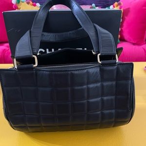 Authentic Chanel CC small cylinder bag